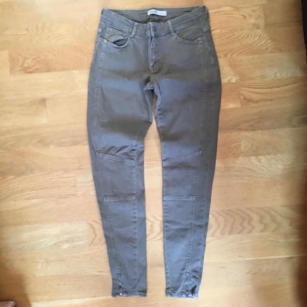 ZARA moto denim